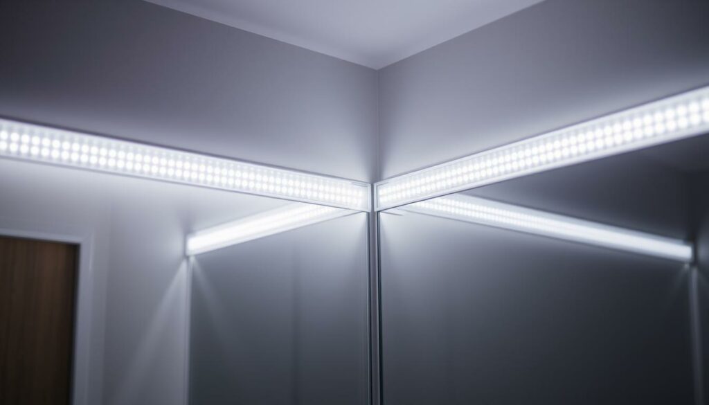 Ein Bild von LED-Streifen für Badezimmerspiegel