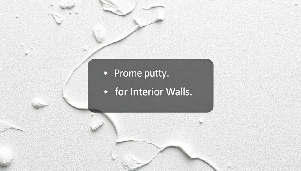 Image generation prompt for "Putz für Innenwände"