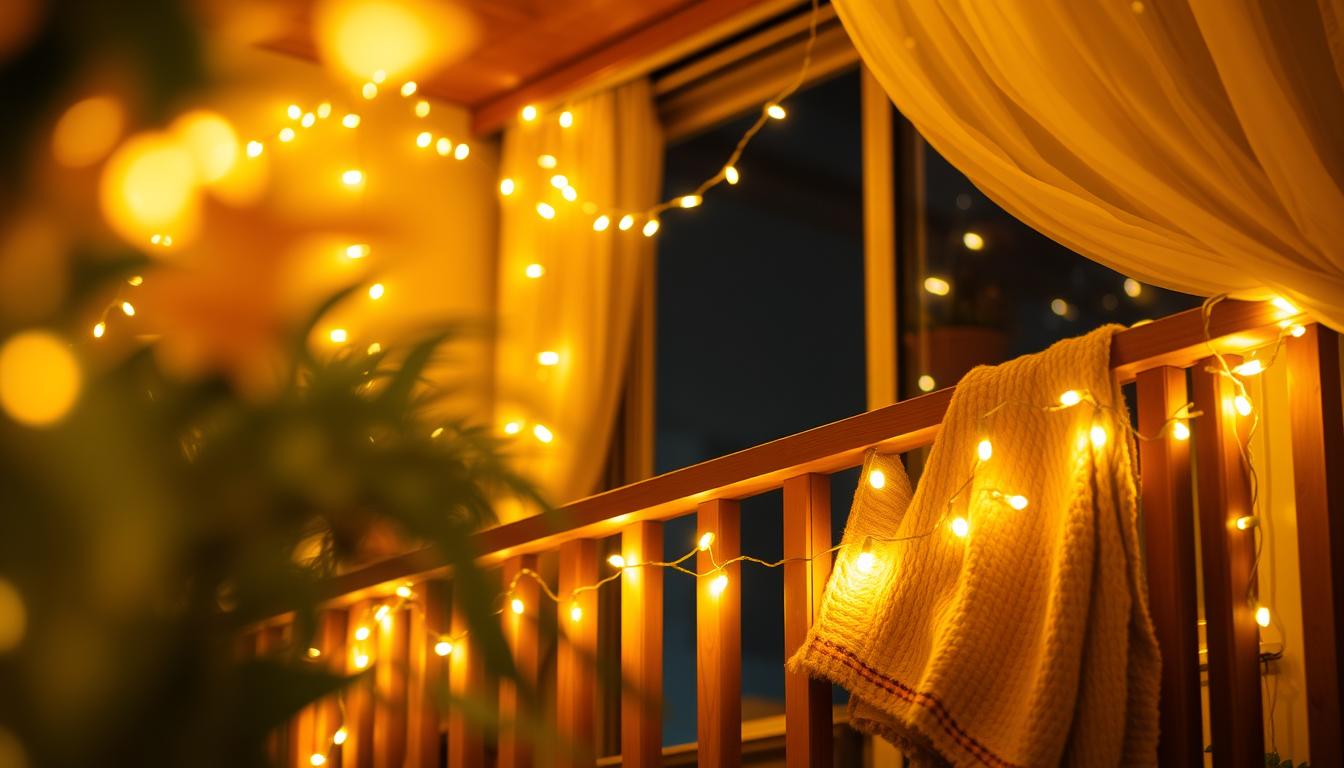 DIY-Lichterketten-Deko – für Balkon, Bett oder Baumhaus