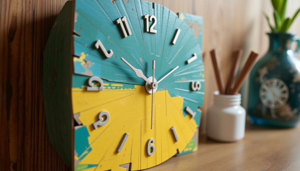 Upcycling-Materialien für deine DIY-Uhr