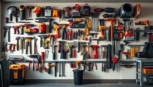 DIY-Werkzeugwand für die Garage – Ordnung leicht gemacht