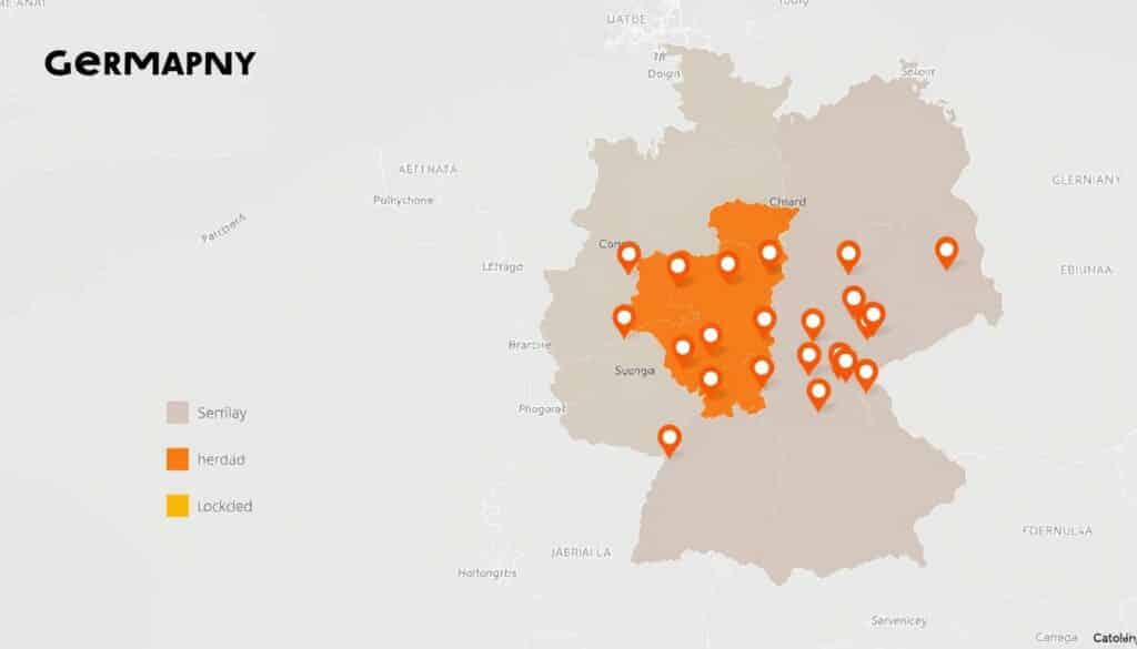 Deutschlandweite Schrottabholung in der Nähe mit Standortkarte Deutschlandweite Schrottabholung in der Nähe mit Standortkarte