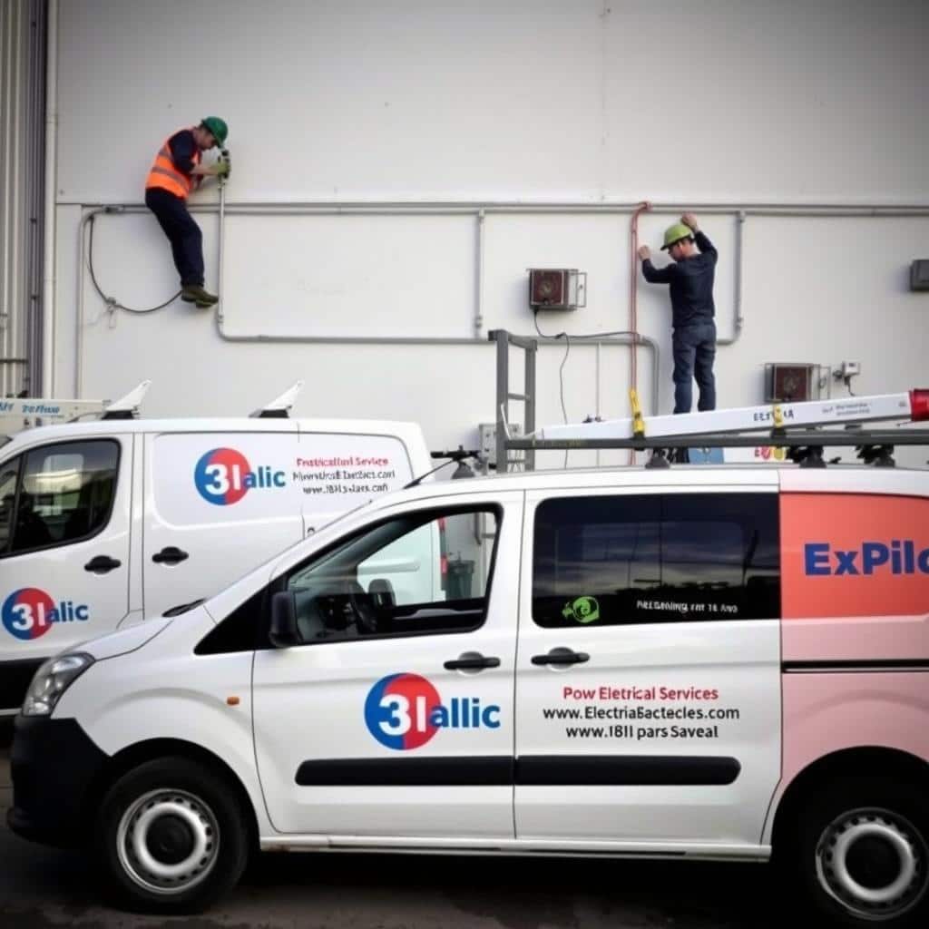 Elektro Reddo GmbH in Weisswasser bei einem Kundeneinsatz Elektro Reddo GmbH in Weisswasser bei einem Kundeneinsatz