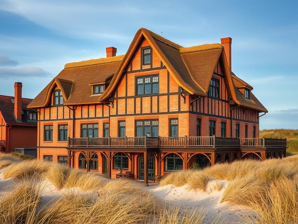 Flairhotel in der Nähe der Nordsee mit typischer norddeutscher Architektur Flairhotel in der Nähe der Nordsee mit typischer norddeutscher Architektur