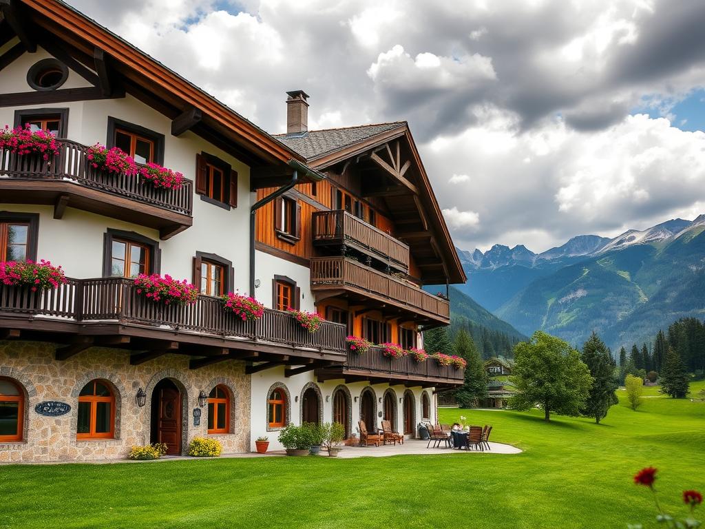 Flairhotel in der Nähe der bayerischen Alpen mit Bergpanorama Flairhotel in der Nähe der bayerischen Alpen mit Bergpanorama