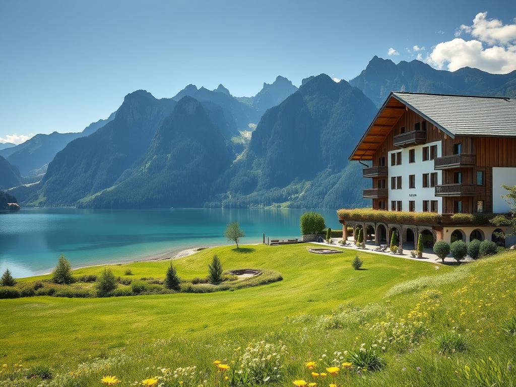 Flairhotel in der Nähe österreichischer Seen mit Alpenkulisse Flairhotel in der Nähe österreichischer Seen mit Alpenkulisse