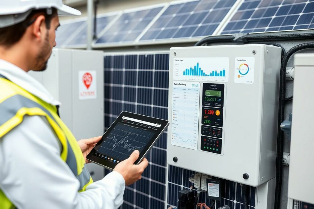 Monitoring und Betriebsführung einer Photovoltaikanlage mit Techniker