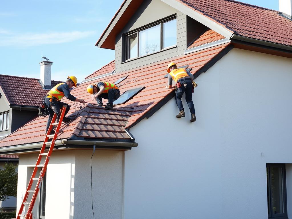 Neueindeckung eines Daches in Wien Neueindeckung eines Daches in Wien