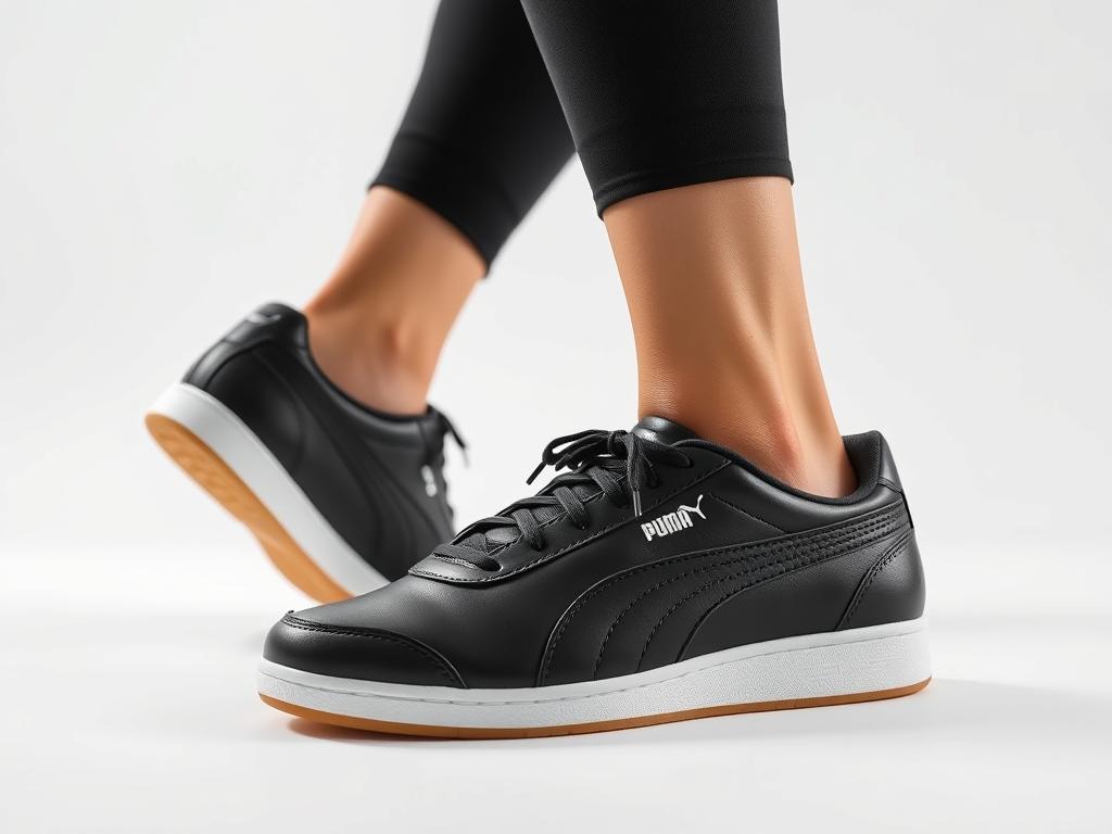 Puma King Indoor Damenschuh in schwarz mit Premium-Leder und Fußball-inspiriertem Design Puma King Indoor Damenschuh in schwarz mit Premium-Leder und Fußball-inspiriertem Design