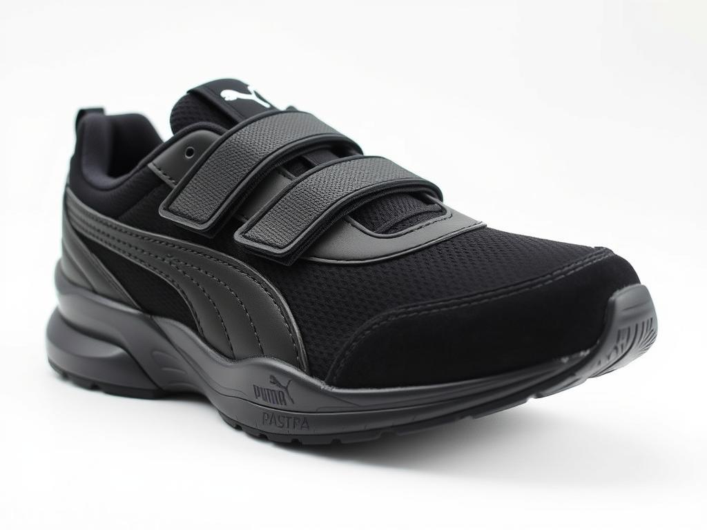 Puma Mostro Archive Damenschuh in schwarz mit Klettverschluss und einzigartigem Design Puma Mostro Archive Damenschuh in schwarz mit Klettverschluss und einzigartigem Design