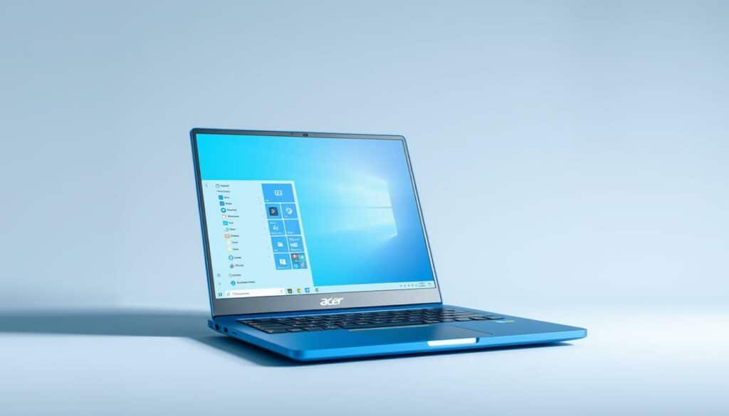 Acer Swift 14 AI Laptop in blauer Farbvariante