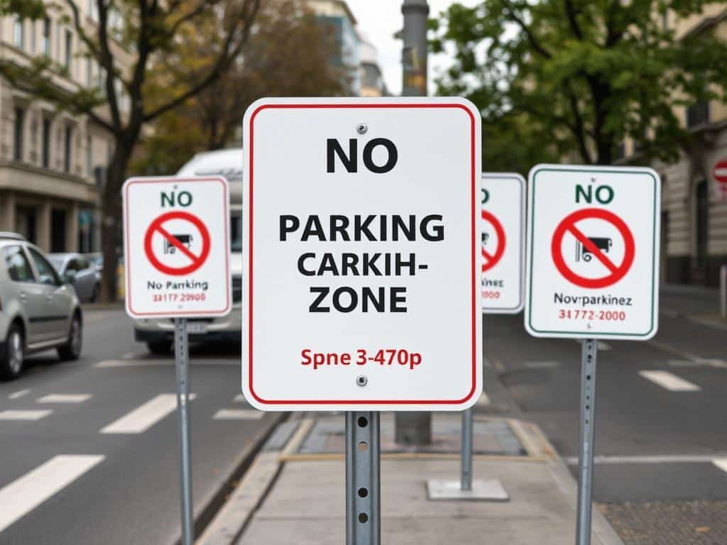 Halteverbotszone für Umzug in Hannover