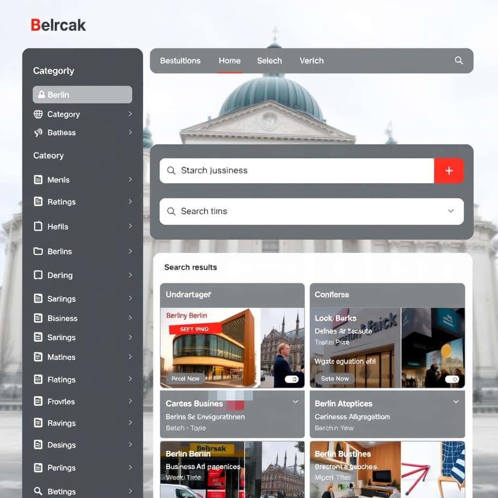 Intelligente Suchfunktion im Berliner Firmenverzeichnis