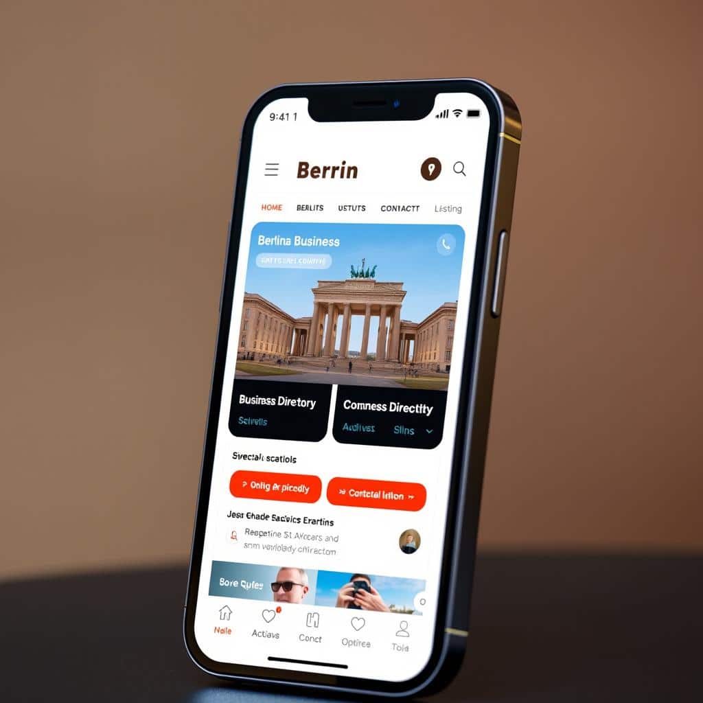 Mobile Ansicht des Firmenverzeichnis Berlin