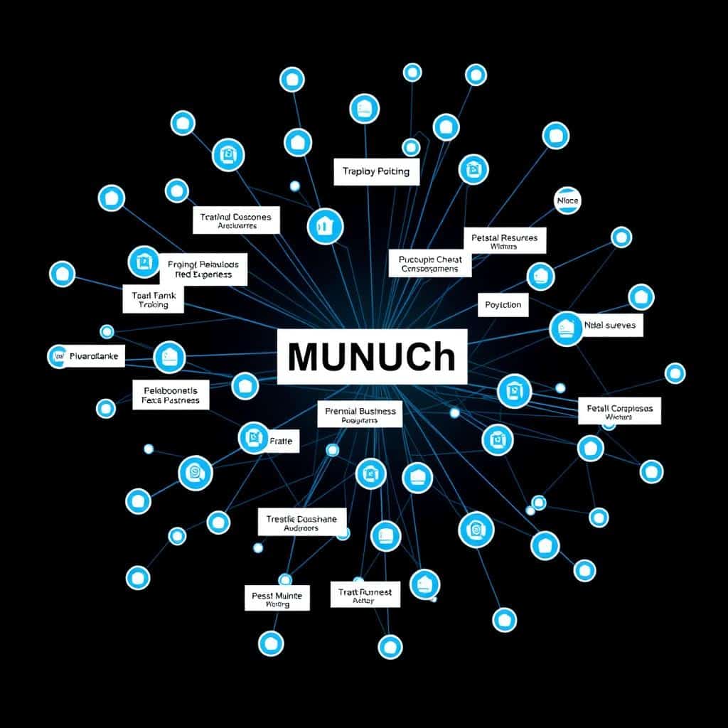 Netzwerk von Münchner Unternehmen und Kunden im Firmenverzeichnis München