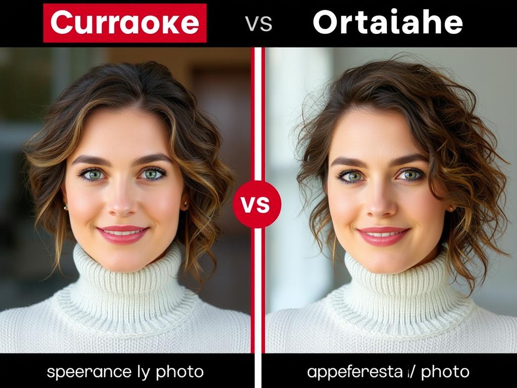 Vergleich zwischen aktuellem und veraltetem Bewerbungsfoto