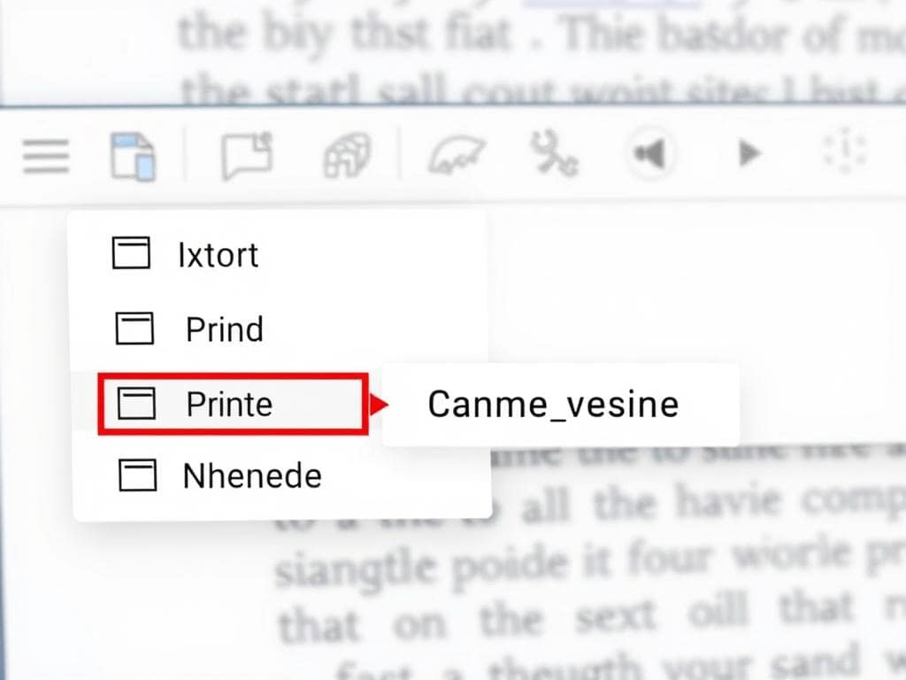 VORIS NDS Dokumentenansicht mit Funktionsleiste für Export, Druck und Versionenvergleich