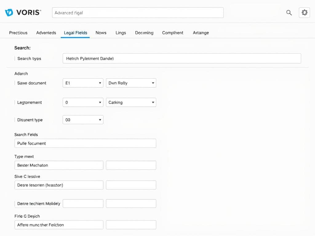 VORIS NDS Suchfunktion mit erweiterten Filteroptionen für präzise Rechtsrecherche