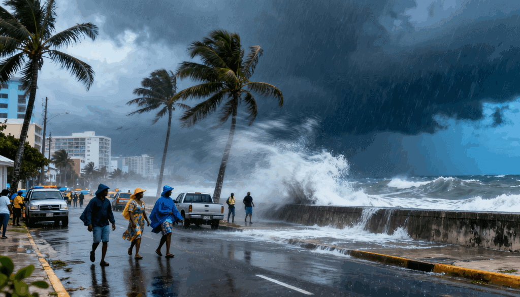 Kategorie 5 ist die höchste Stufe beim sogenannten National Hurricane Center (NHC) Hurrikan Melissa Jamaika