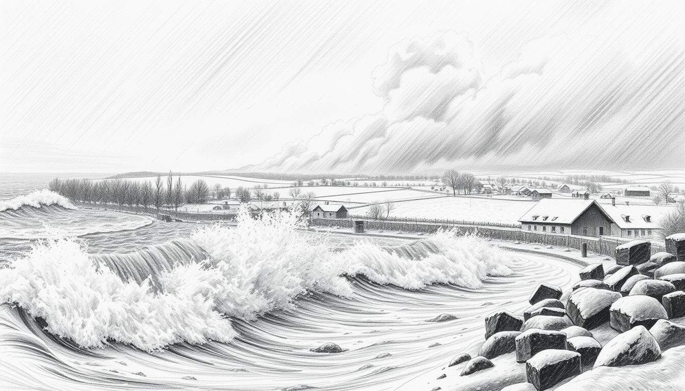 Orkantief Detlef 2025: Sturmflut, Schnee und schwere Sturmböen in Deutschland