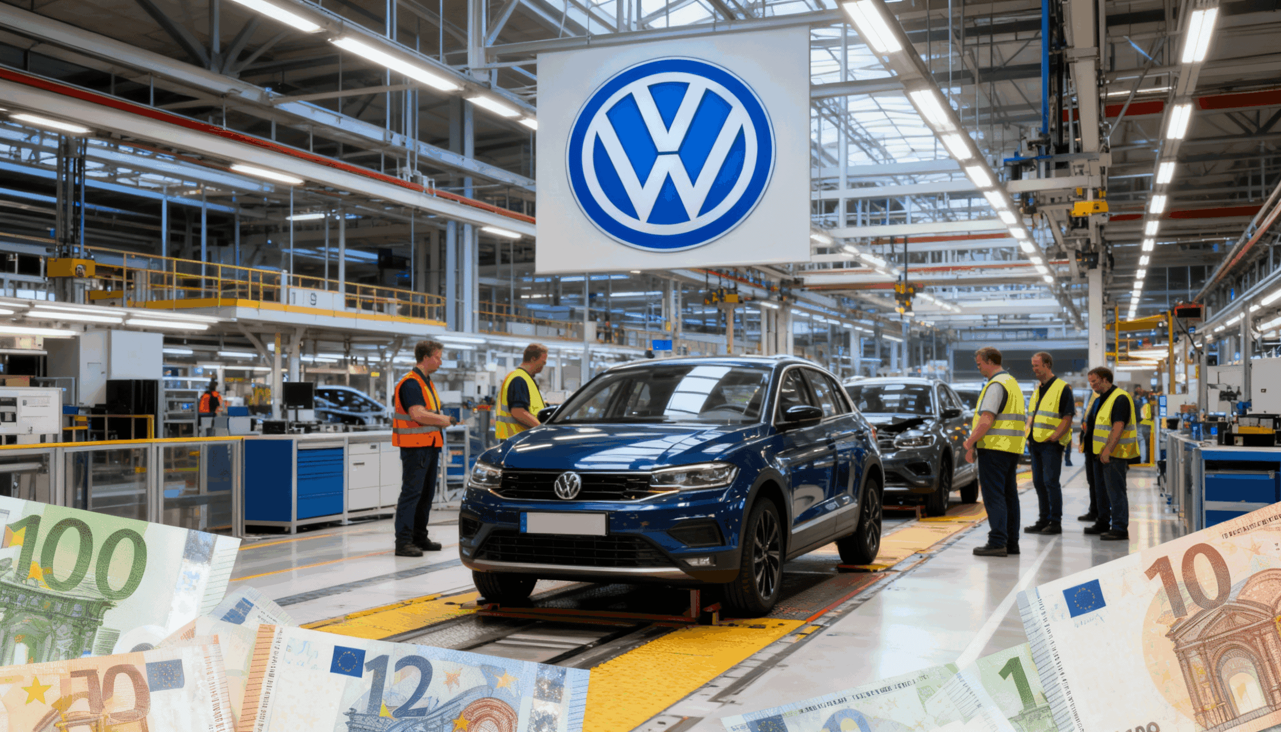 VW Bonus 2025: 4.800€ trotz 30% Gewinneinbruch - Alle Fakten