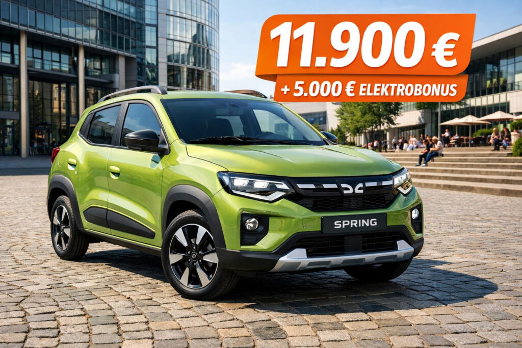 Dacia Spring Elektrobonus: Alle Details zum 5.000-Euro-Rabatt