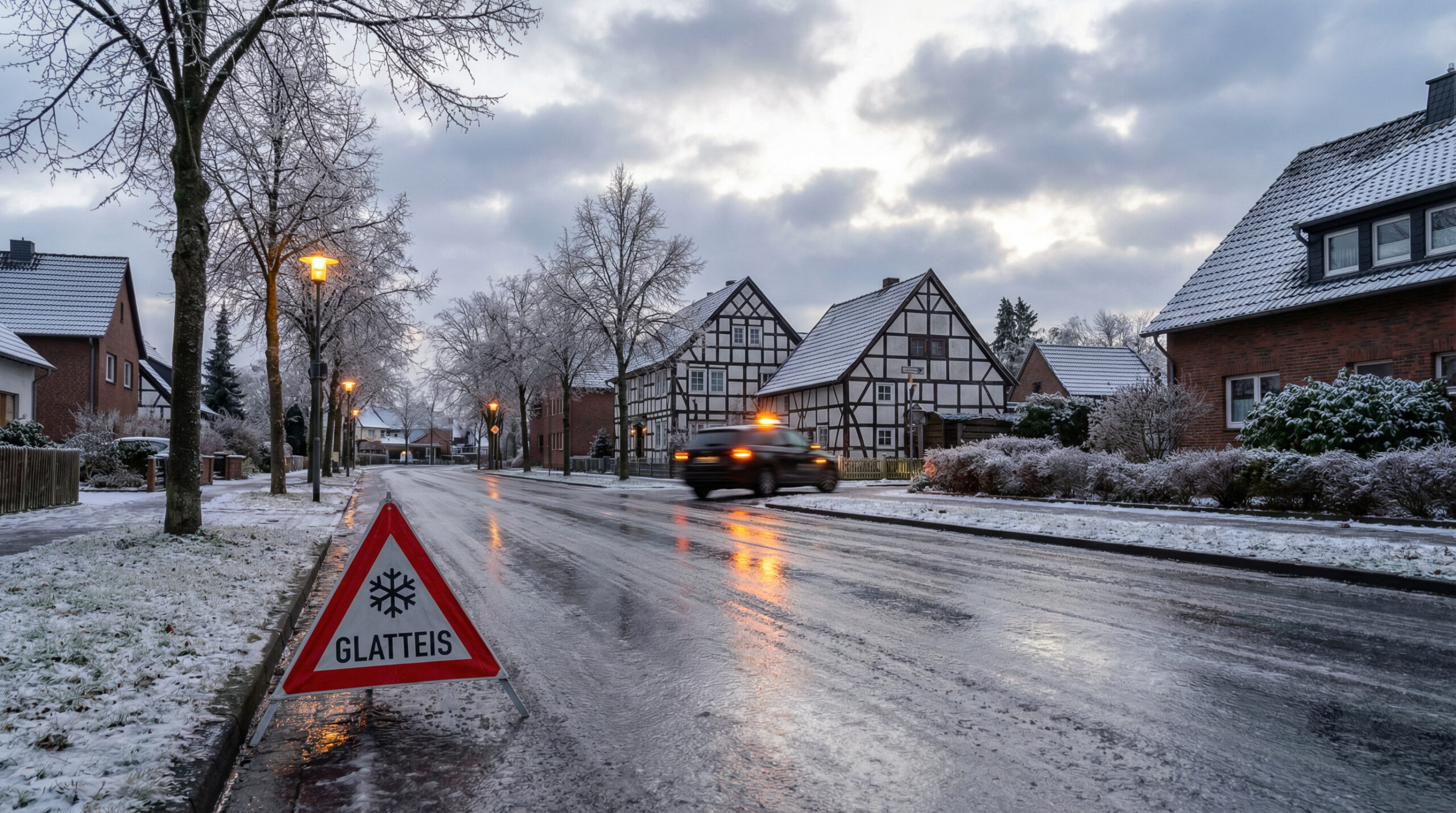 Wo ist die Glatteis-Gefahr am größten?