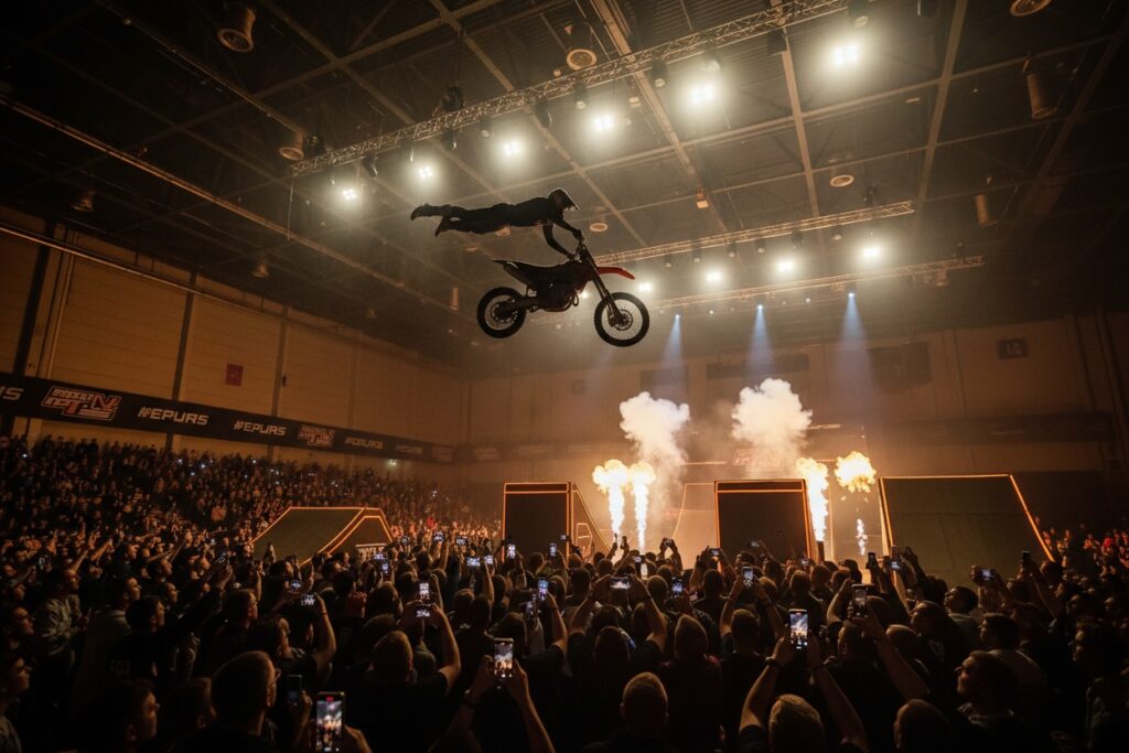 Bikerparty mit Bullriding