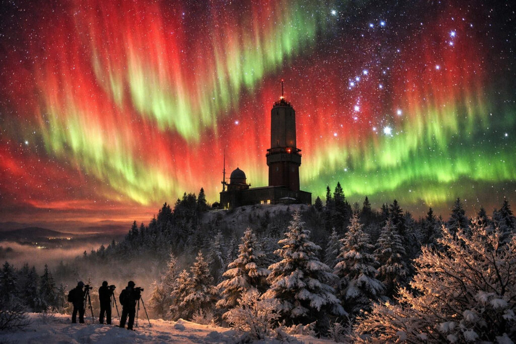 Polarlichter Bayern aktuell: G4-Sonnensturm sorgt für beste Chancen