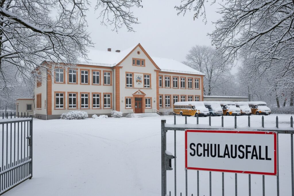Warum fällt die Schule heute aus?