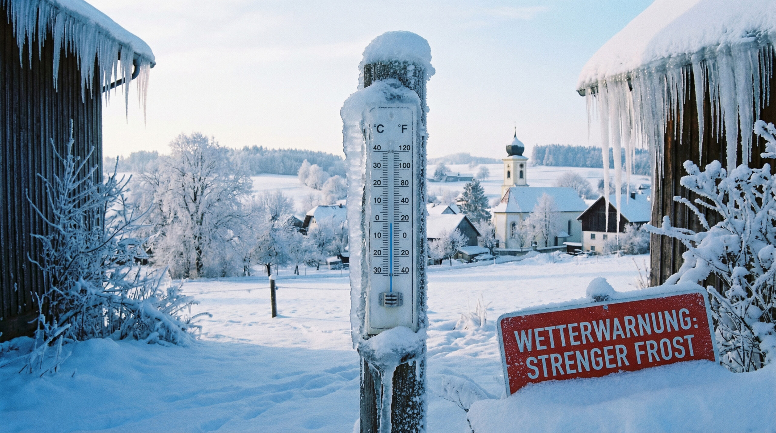 DWD warnt vor strengem Frost: Bis zu -20 Grad in Deutschland