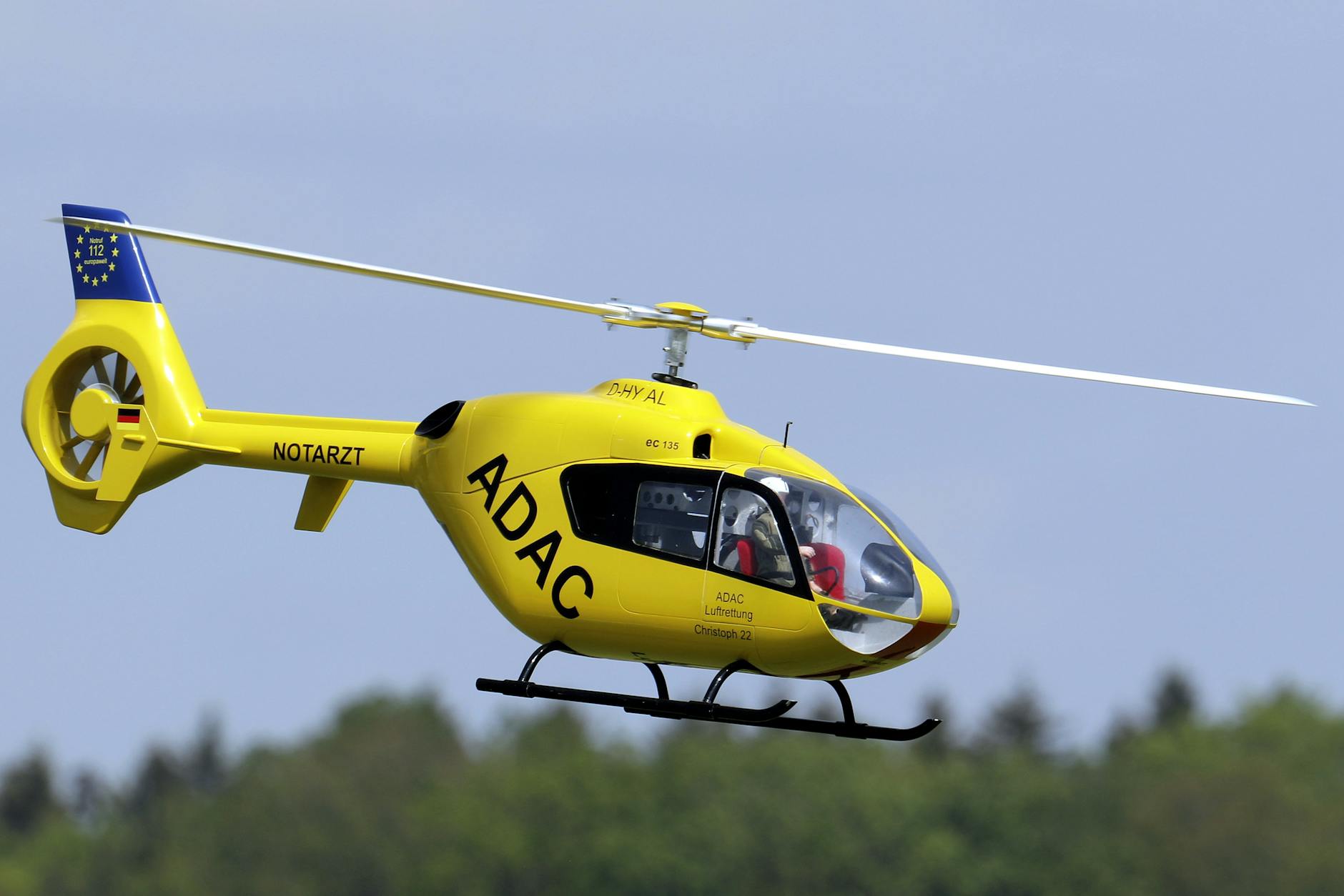 Illustration zu ADAC Rettungshubschrauber