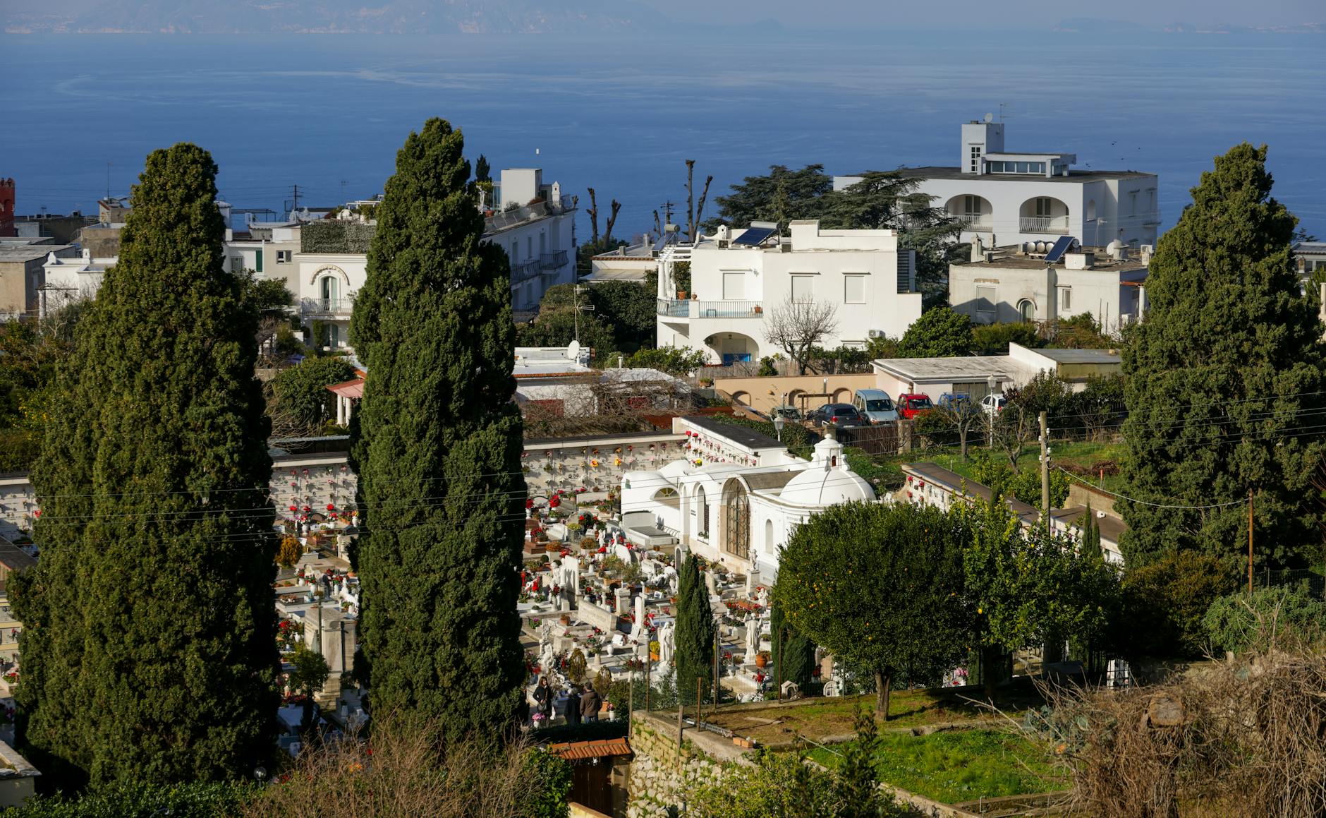 Illustration zu Capri Touristen Begrenzung