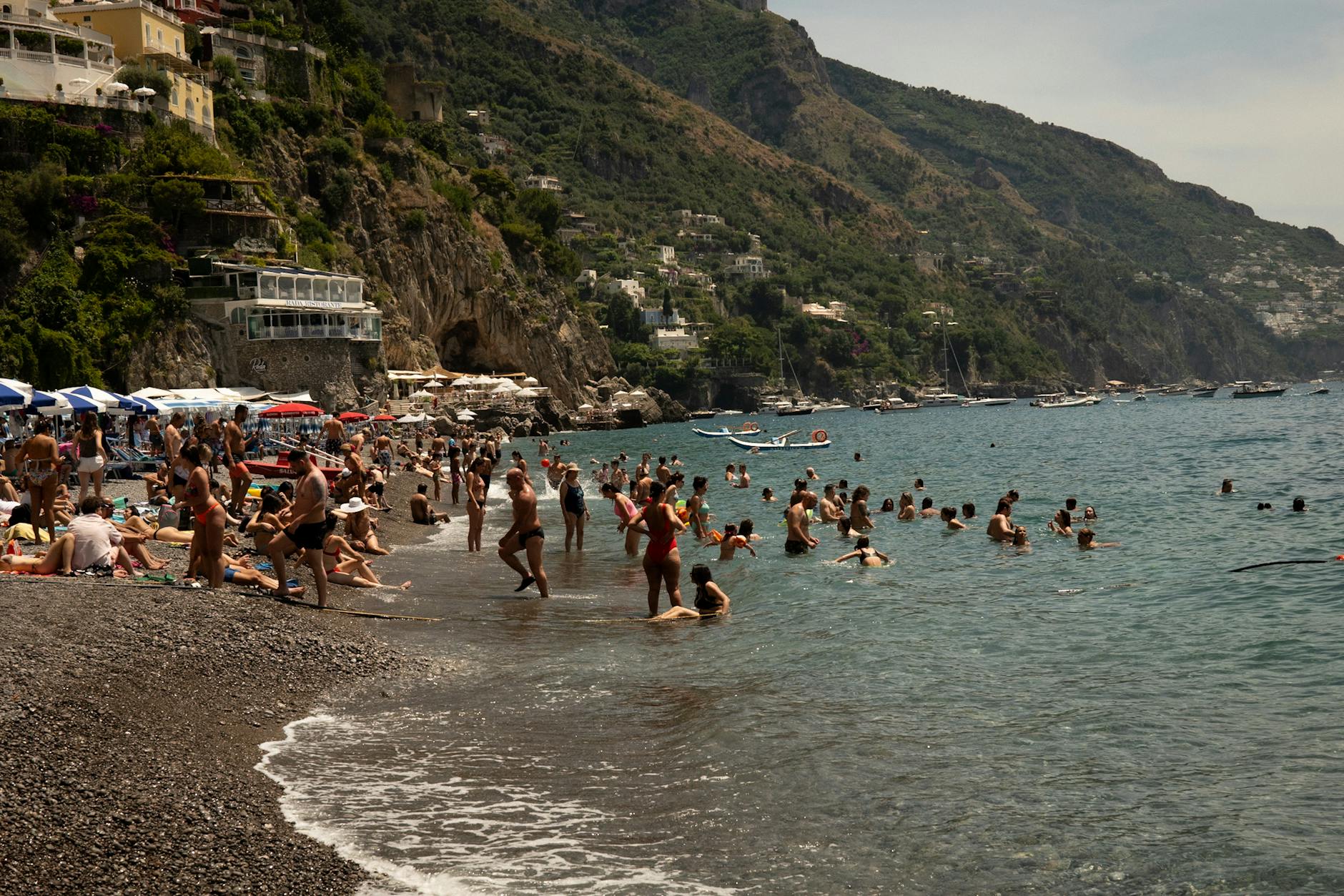 Detailansicht: Capri Touristen Begrenzung