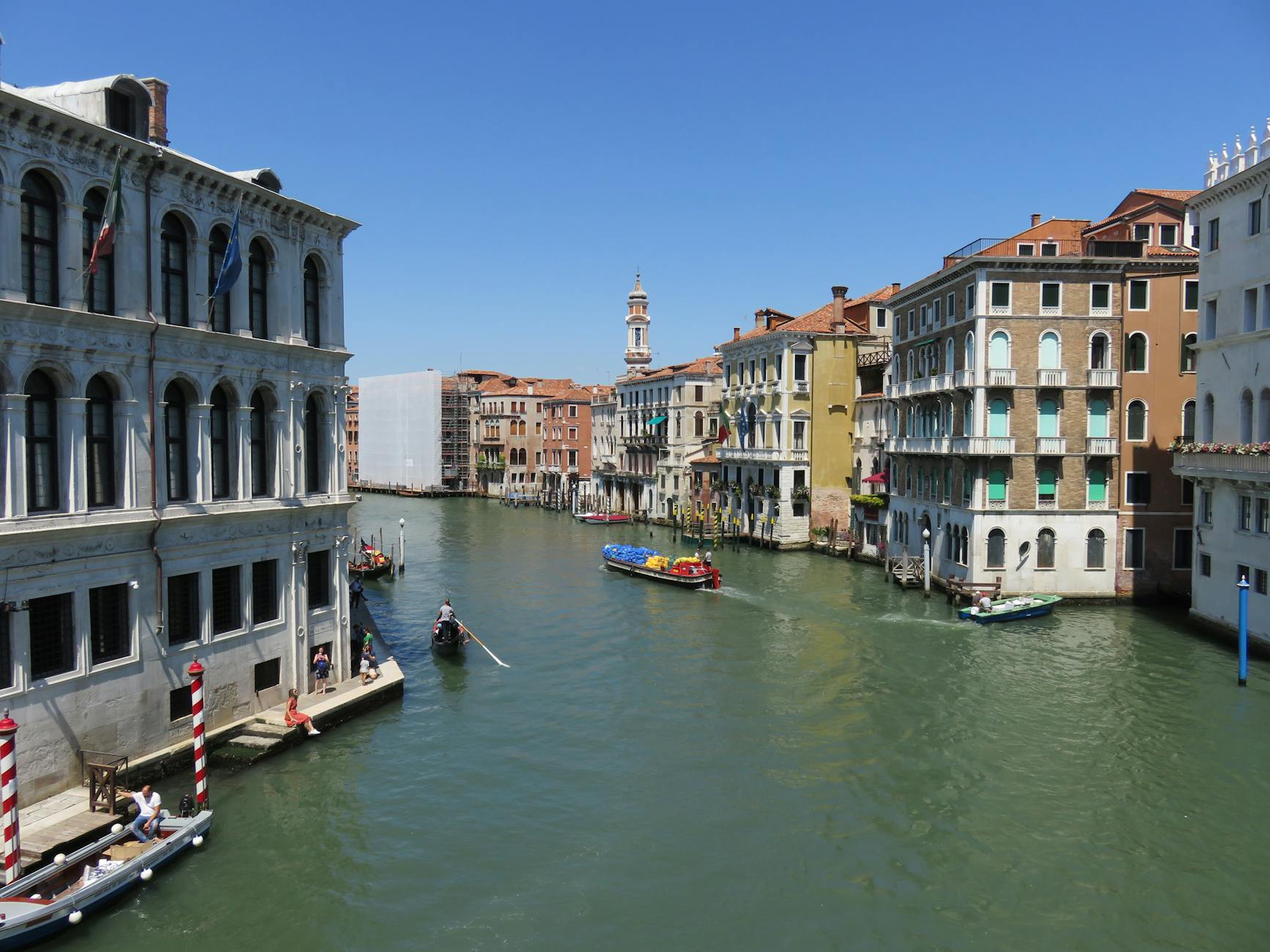 Illustration zu Venedig Unfall Canal Grande