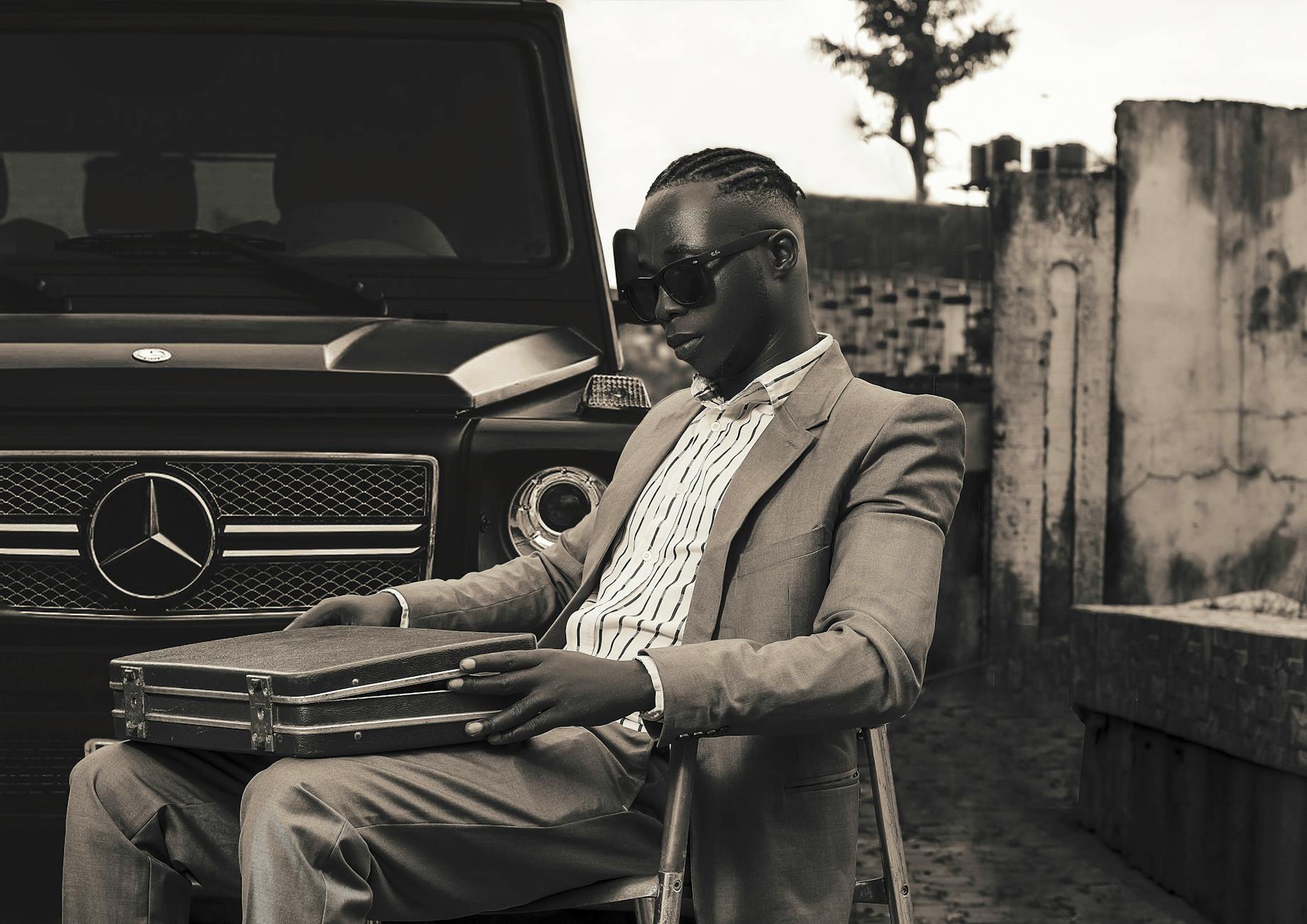 Detailansicht: Verstappen Mercedes