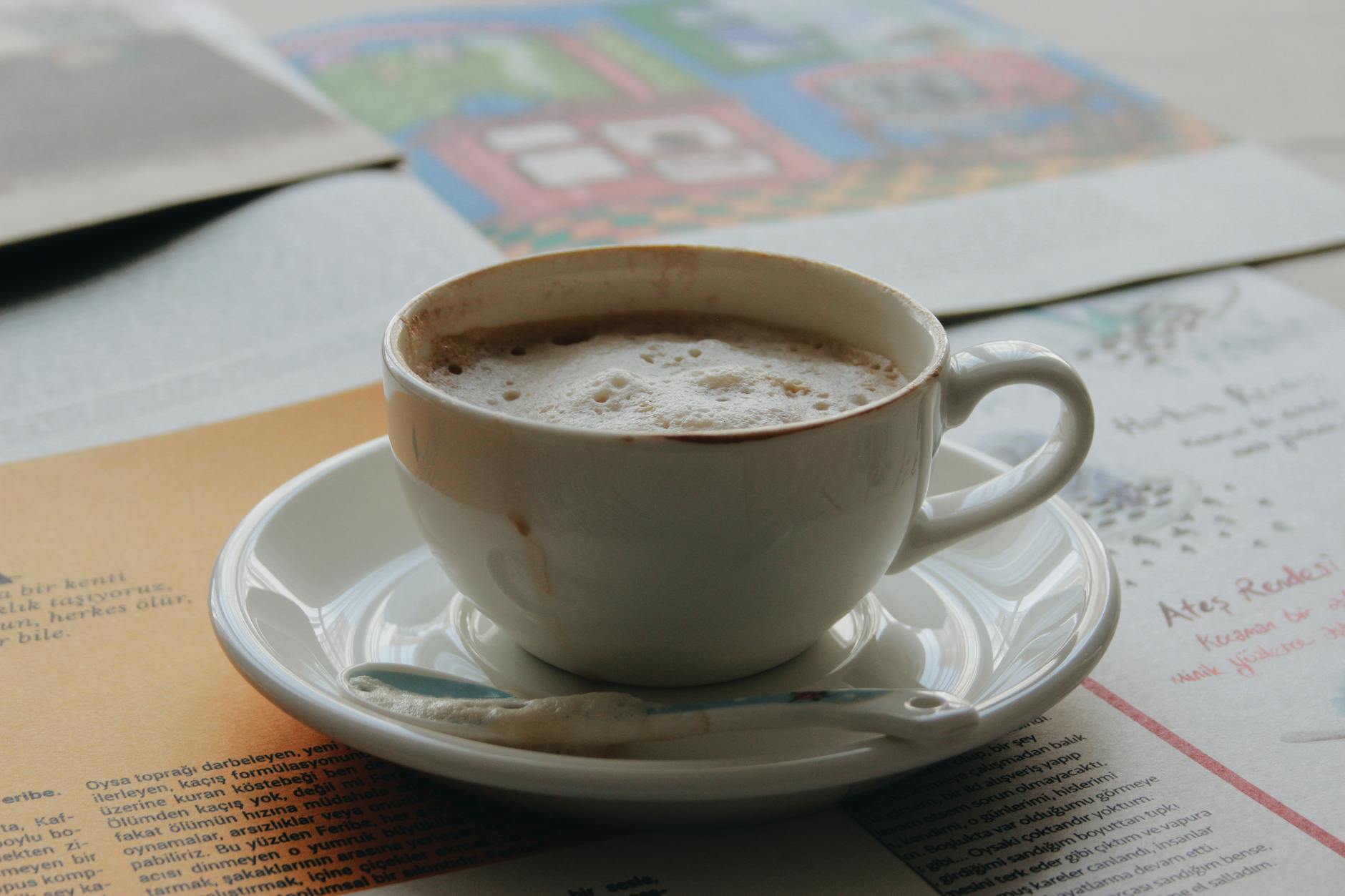 Illustration zu Kaffeeflecken Entfernen