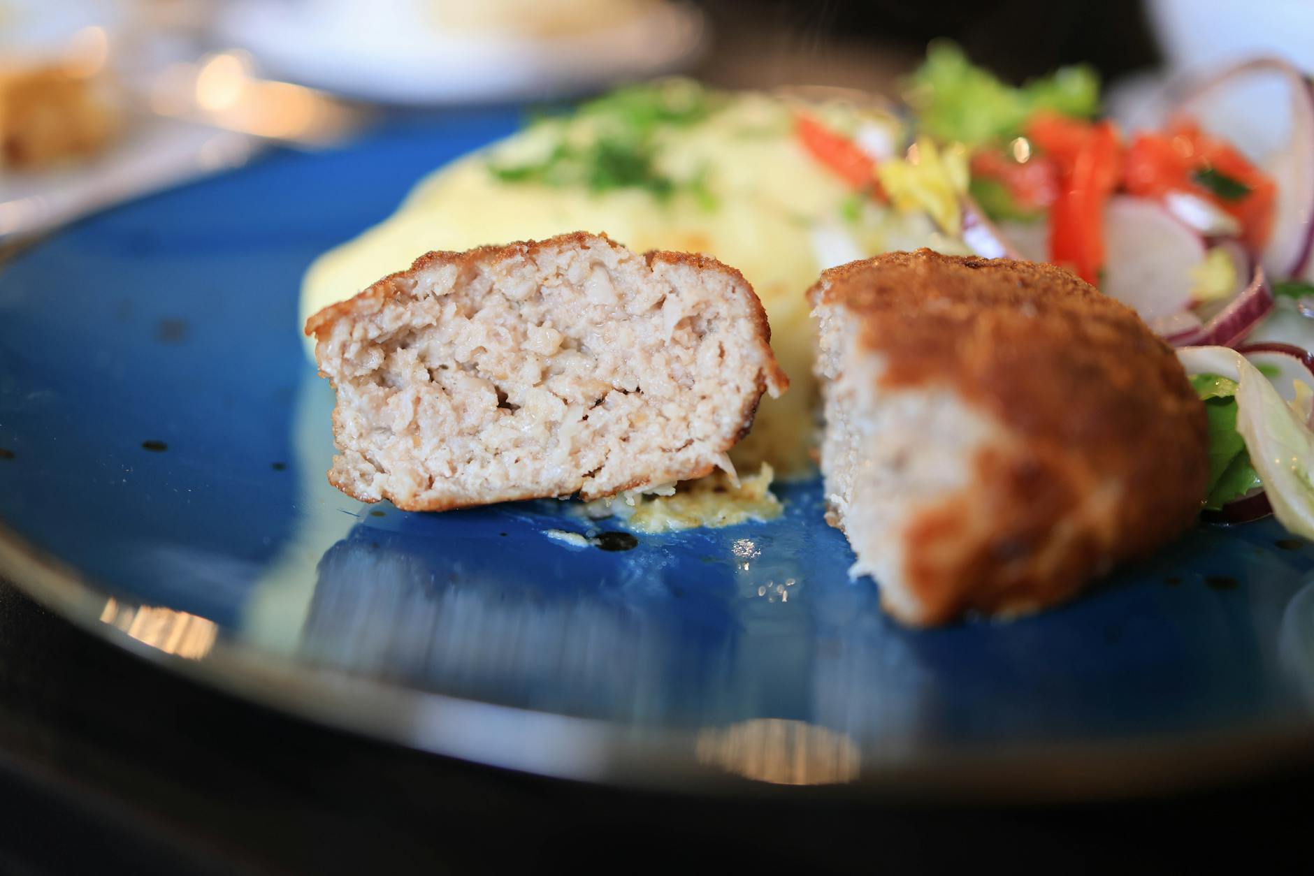 Fleischersatz Produktion Detailansicht: Fleischersatz Produktion